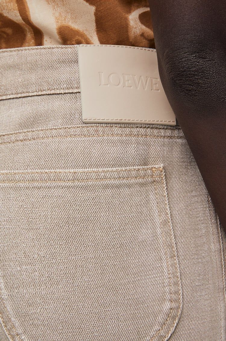 Bootleg jeans in denim