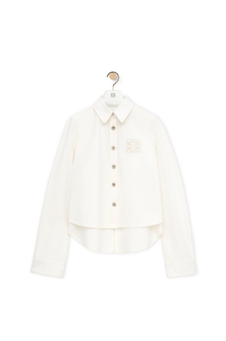 Trapeze shirt in denim