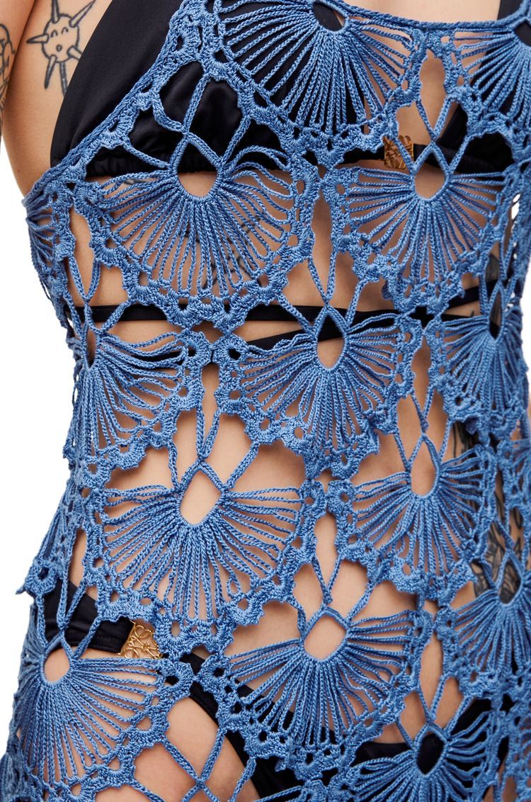 Crochet dress in cotton