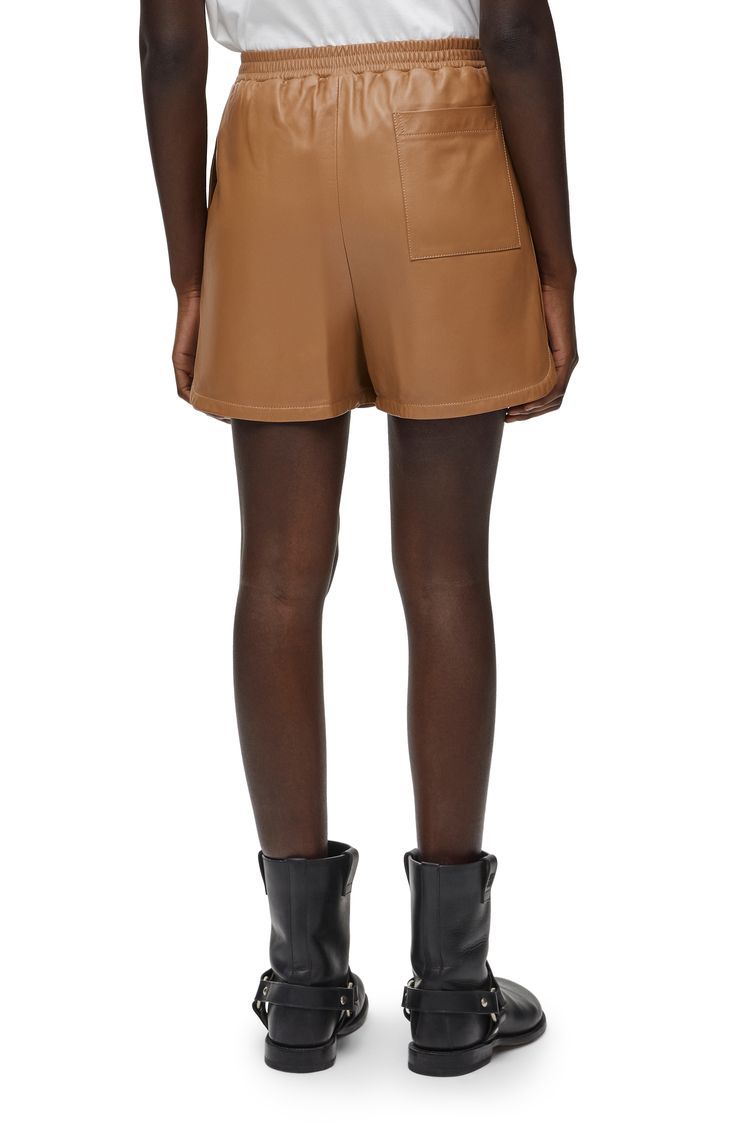 Shorts in nappa lambskin
