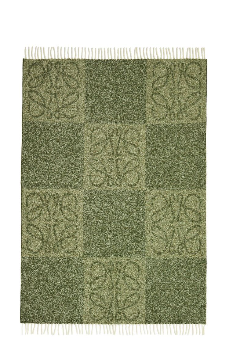 Blanket in wool and alpaca