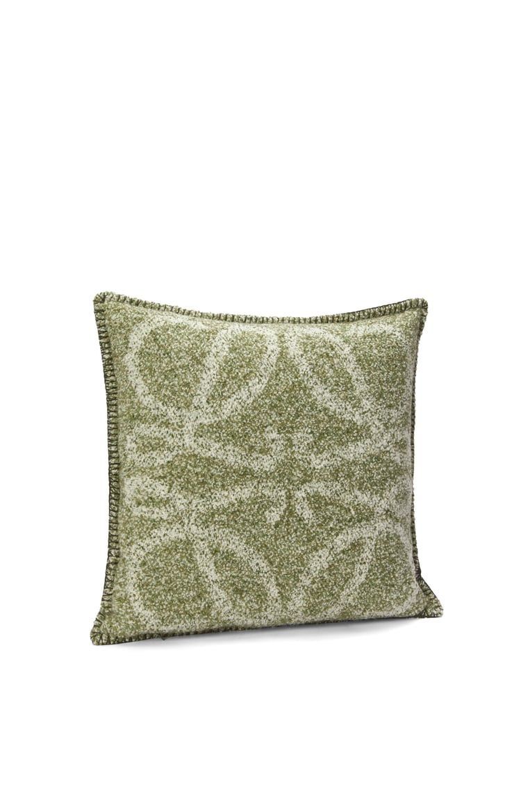 Anagram cushion in alpaca and wool