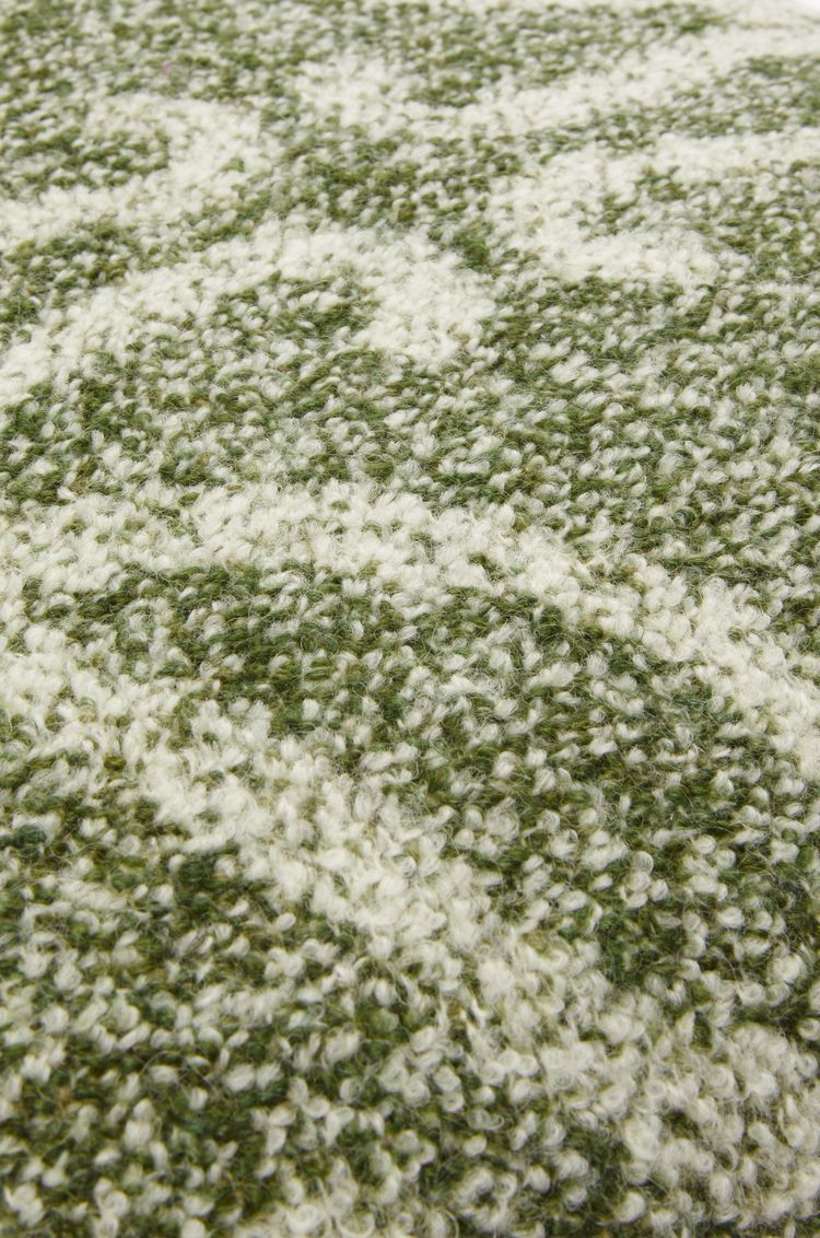 Anagram cushion in alpaca and wool