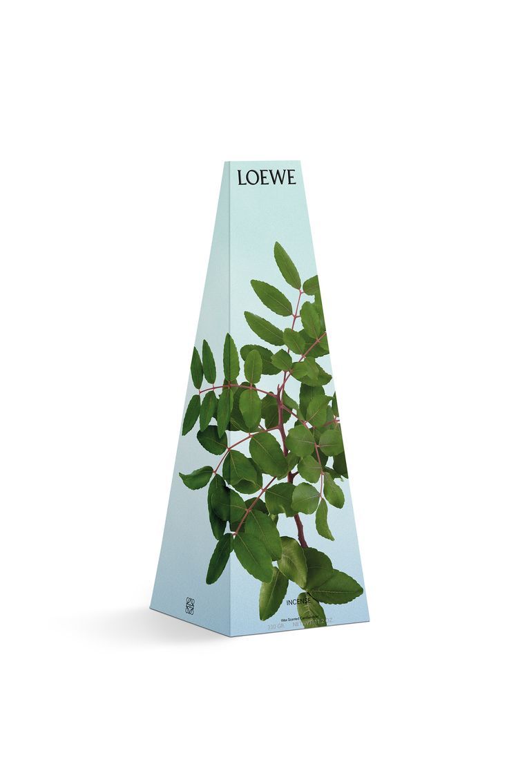 Incense wax candleholder