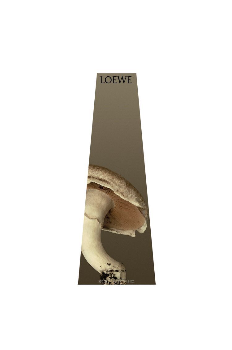 Mushroom wax candleholder