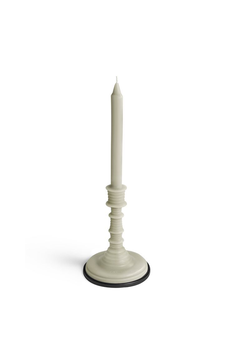 Mushroom wax candleholder