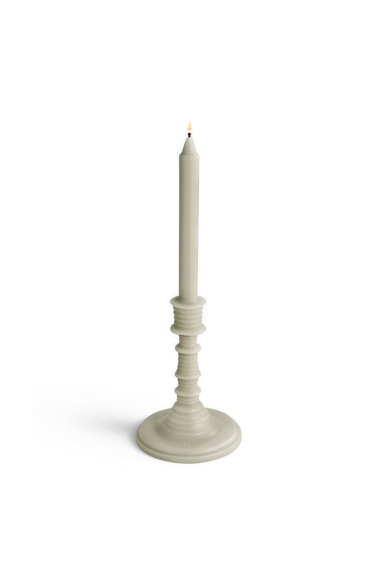 Mushroom wax candleholder