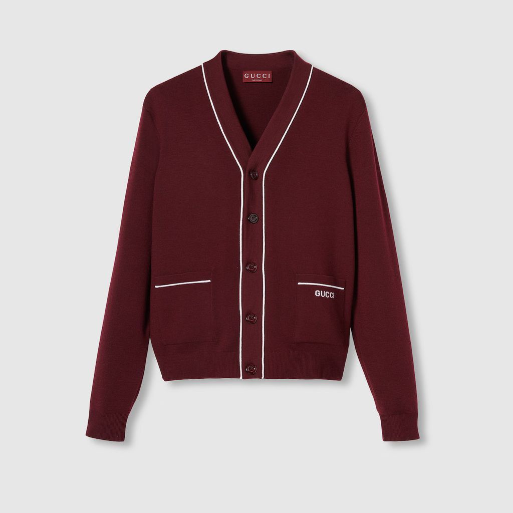 Knit wool cardigan