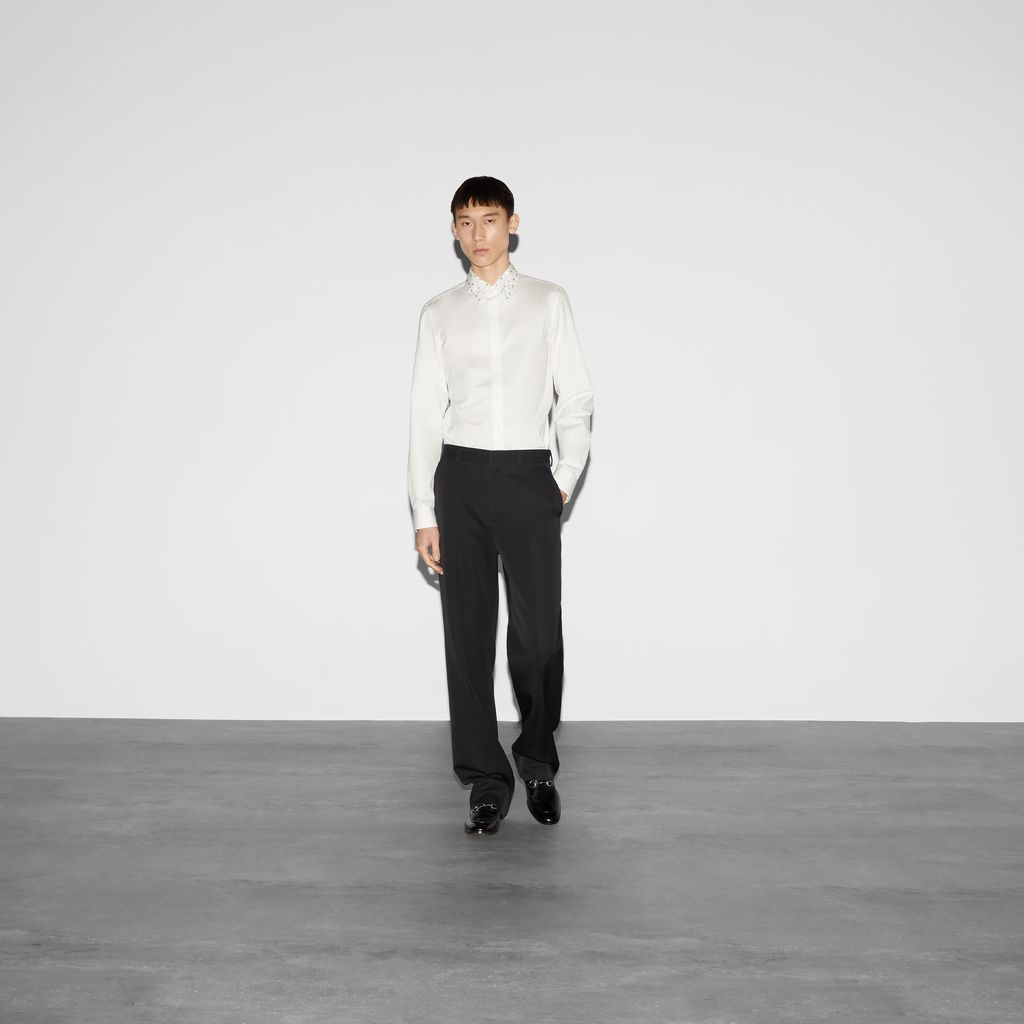 Heavy cotton poplin shirt