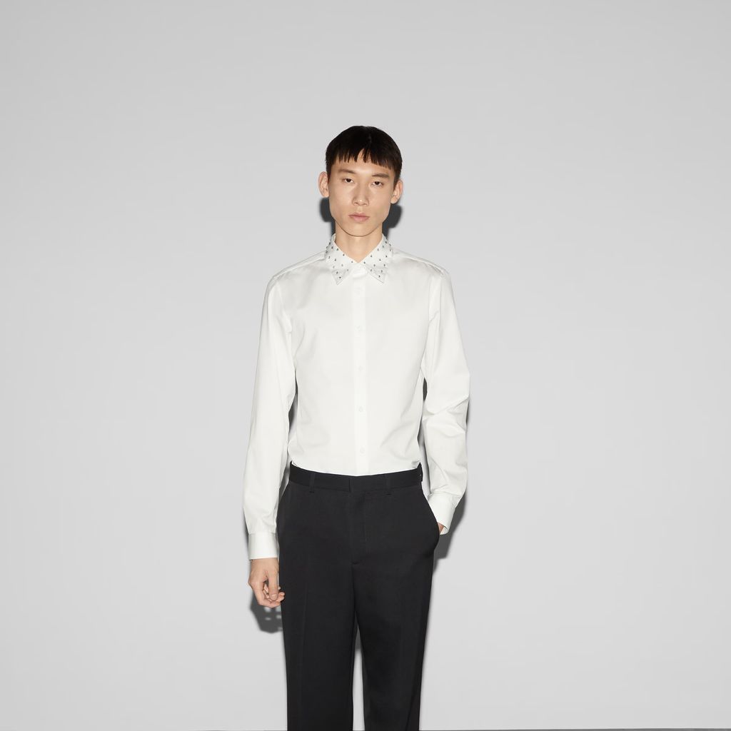 Heavy cotton poplin shirt
