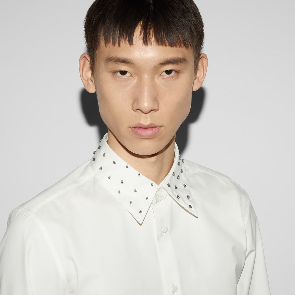 Heavy cotton poplin shirt