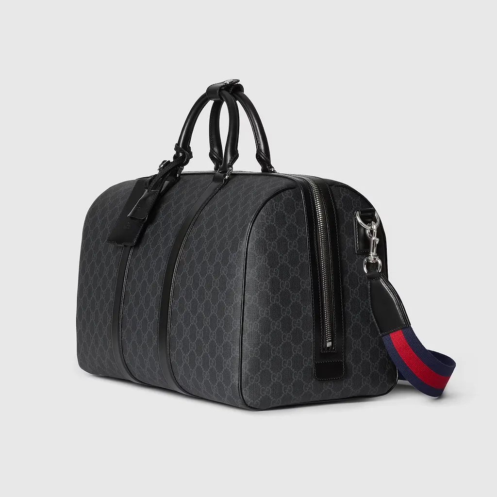 Gg Black Medium Duffle Bag