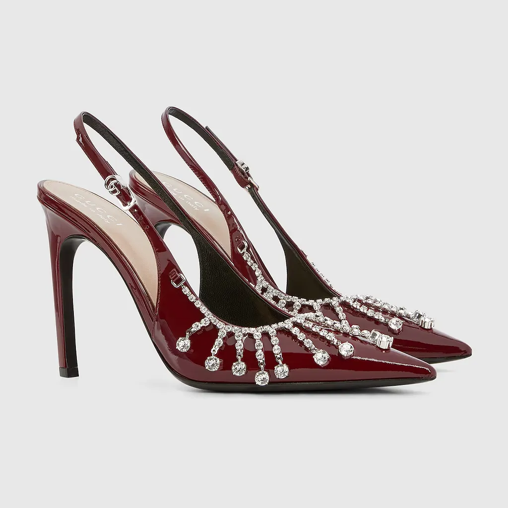 Pump With Crystal Chain