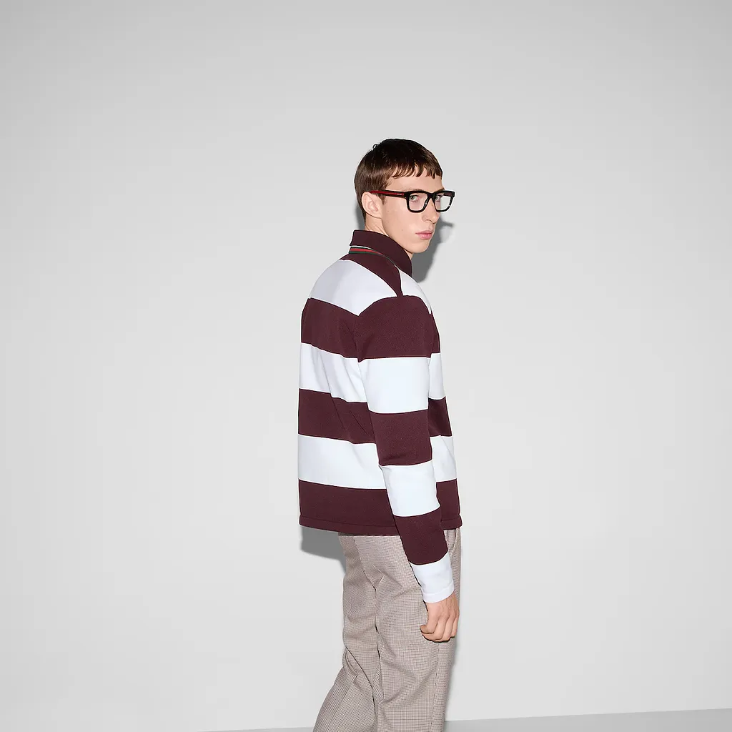 Embroidered Cotton Knit Polo Shirt