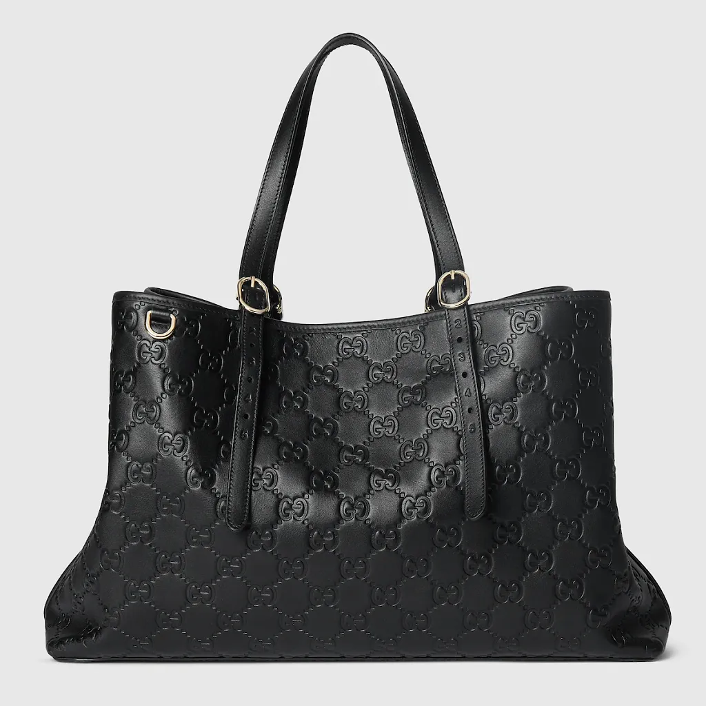 Gg Emblem Large Tote Bag