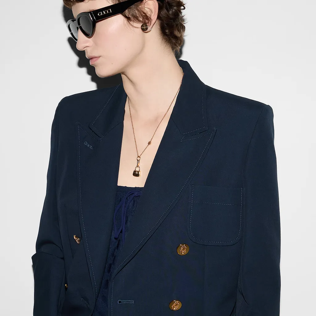 Double-Breasted Cotton Jacket