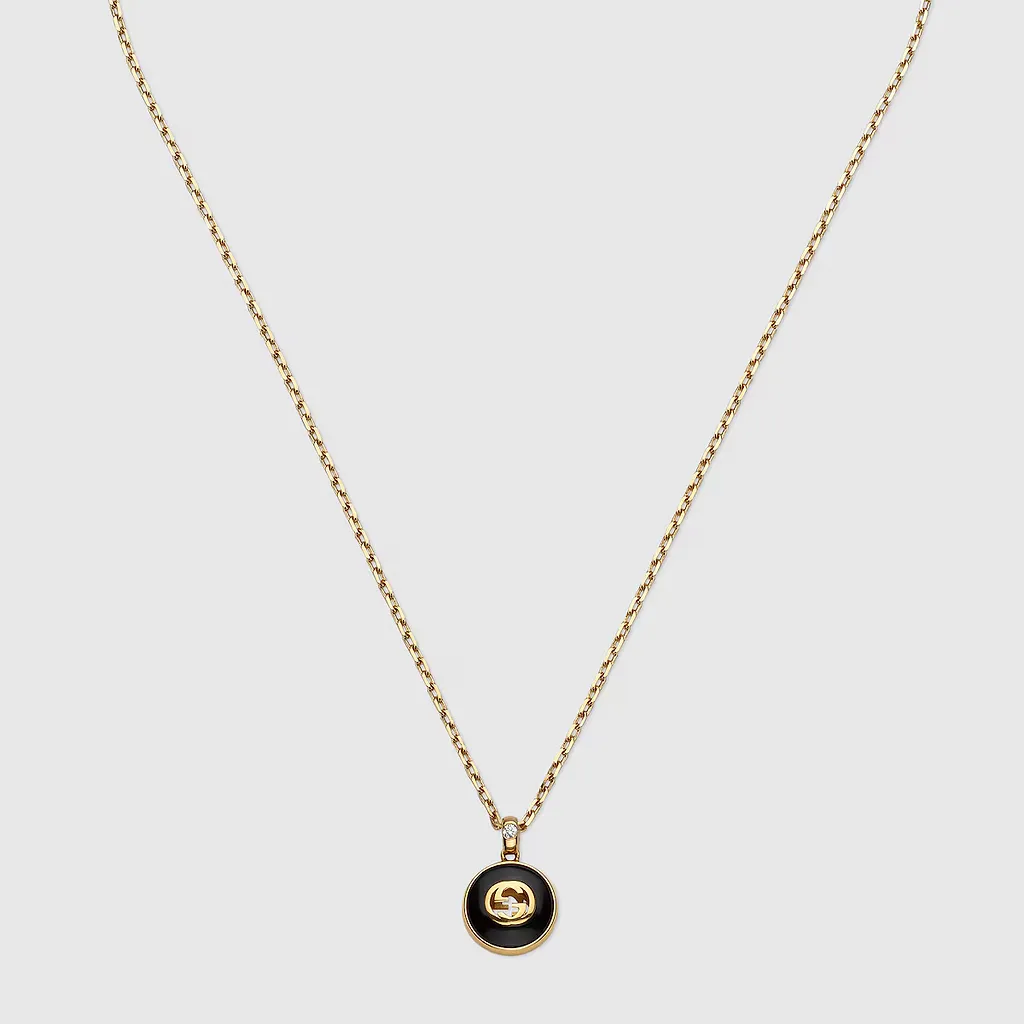 Gucci Interlocking 18K Chain Necklace