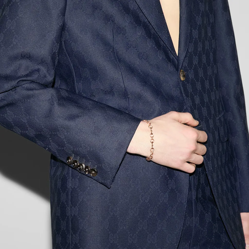 Gucci Horsebit Diamond 18K Bracelet