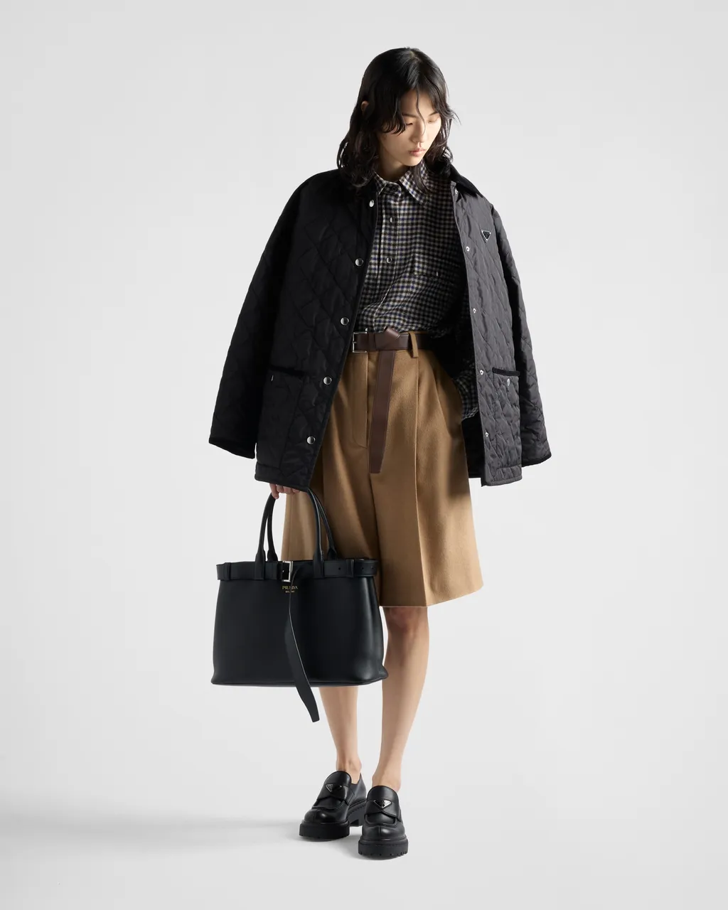 Camel-Hair Bermudas