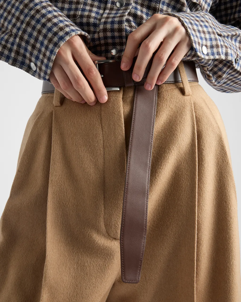 Camel-Hair Bermudas