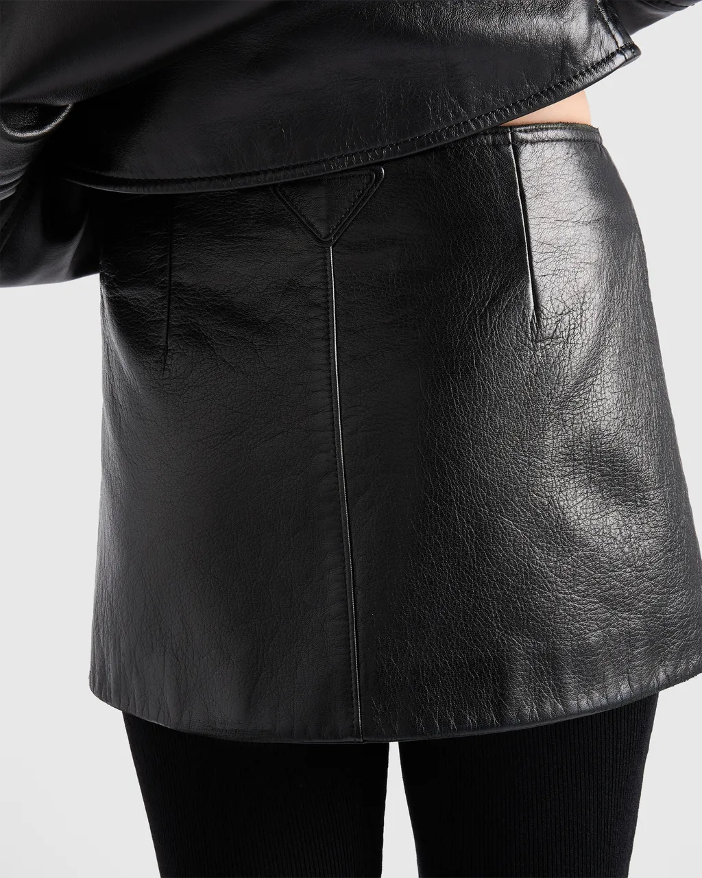 Leather Mini Skirt