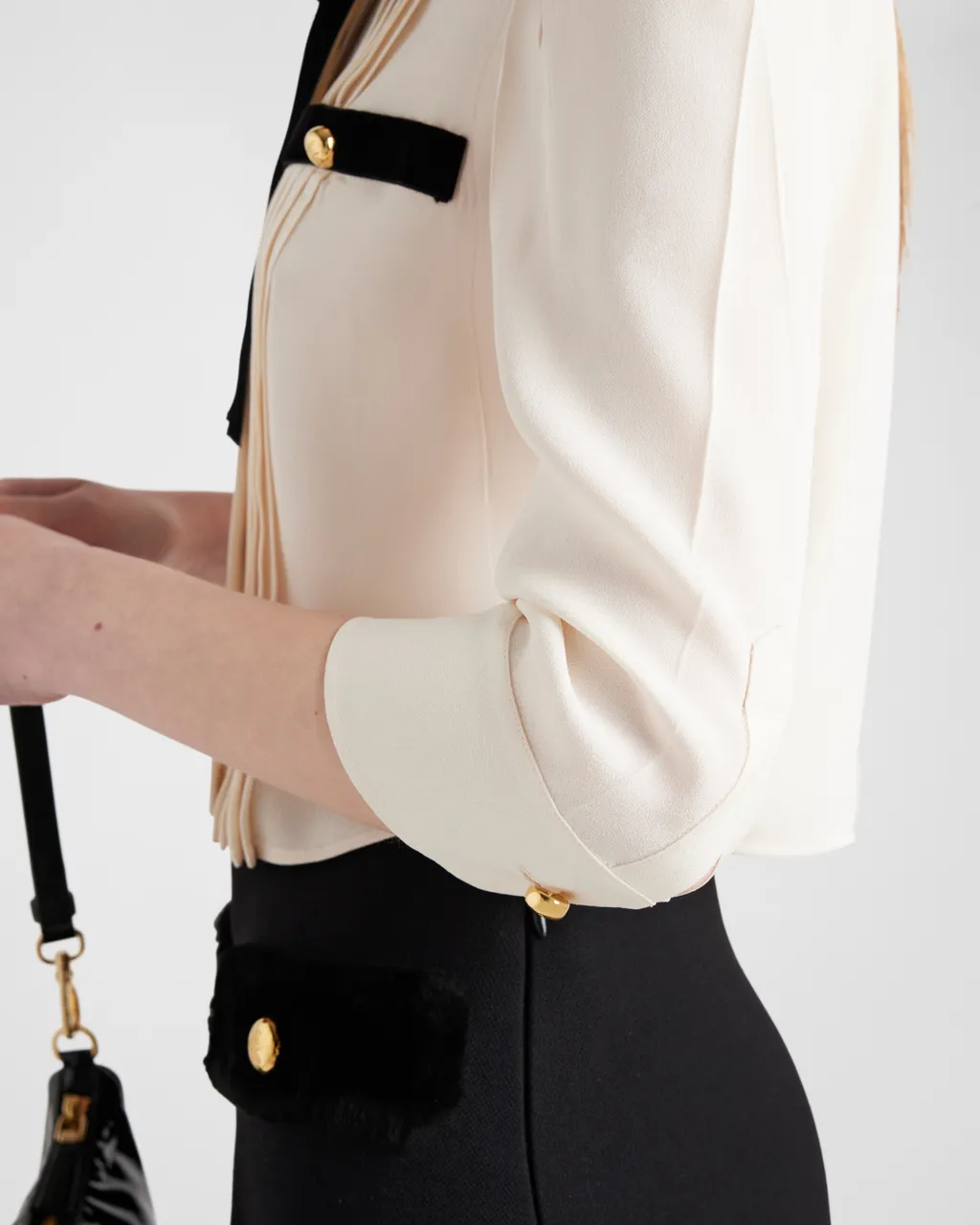 Pleated Sablé Shirt