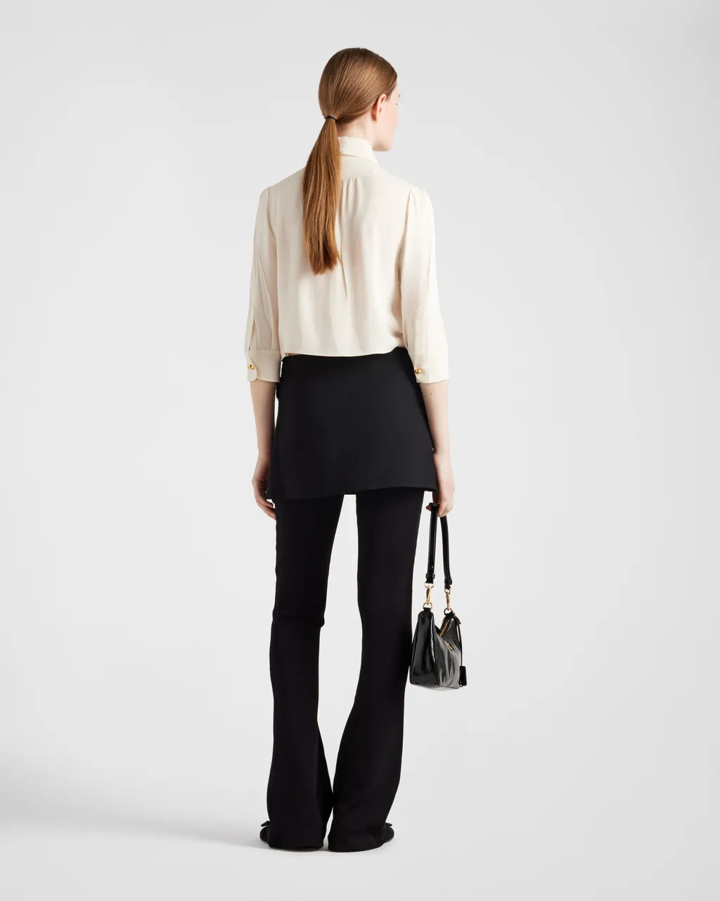 Pleated Sablé Shirt