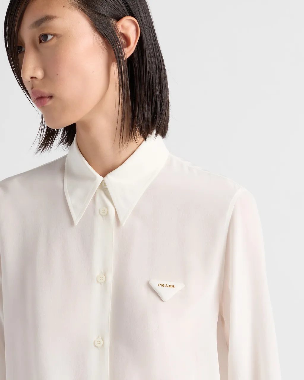 CrÊPe De Chine Shirt