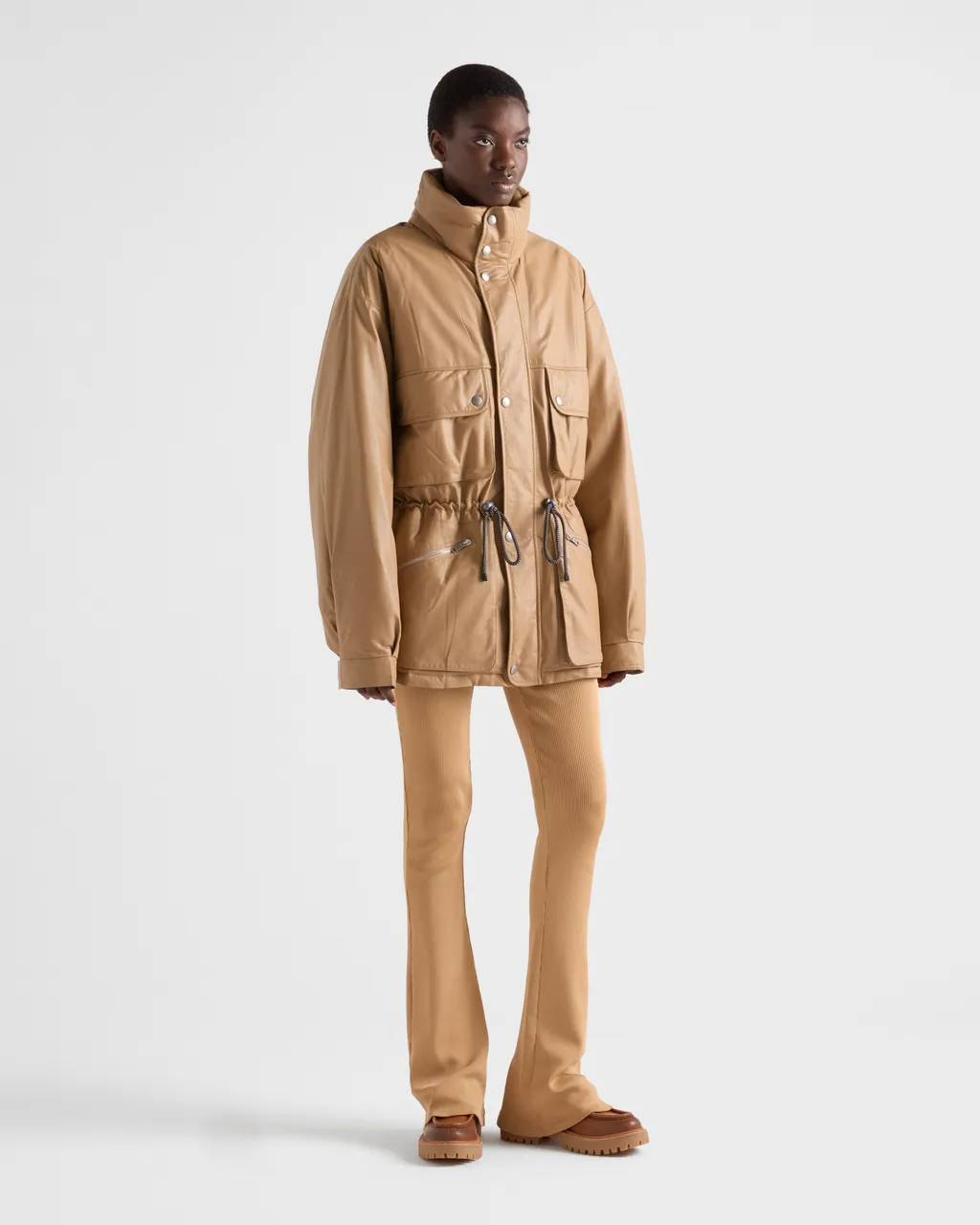 Nappa Leather Coat