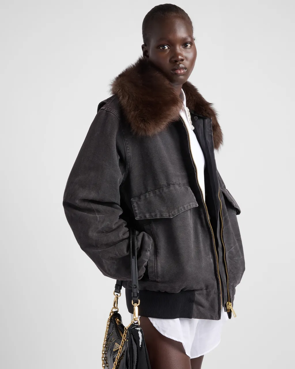 Canvas Blouson Jacket