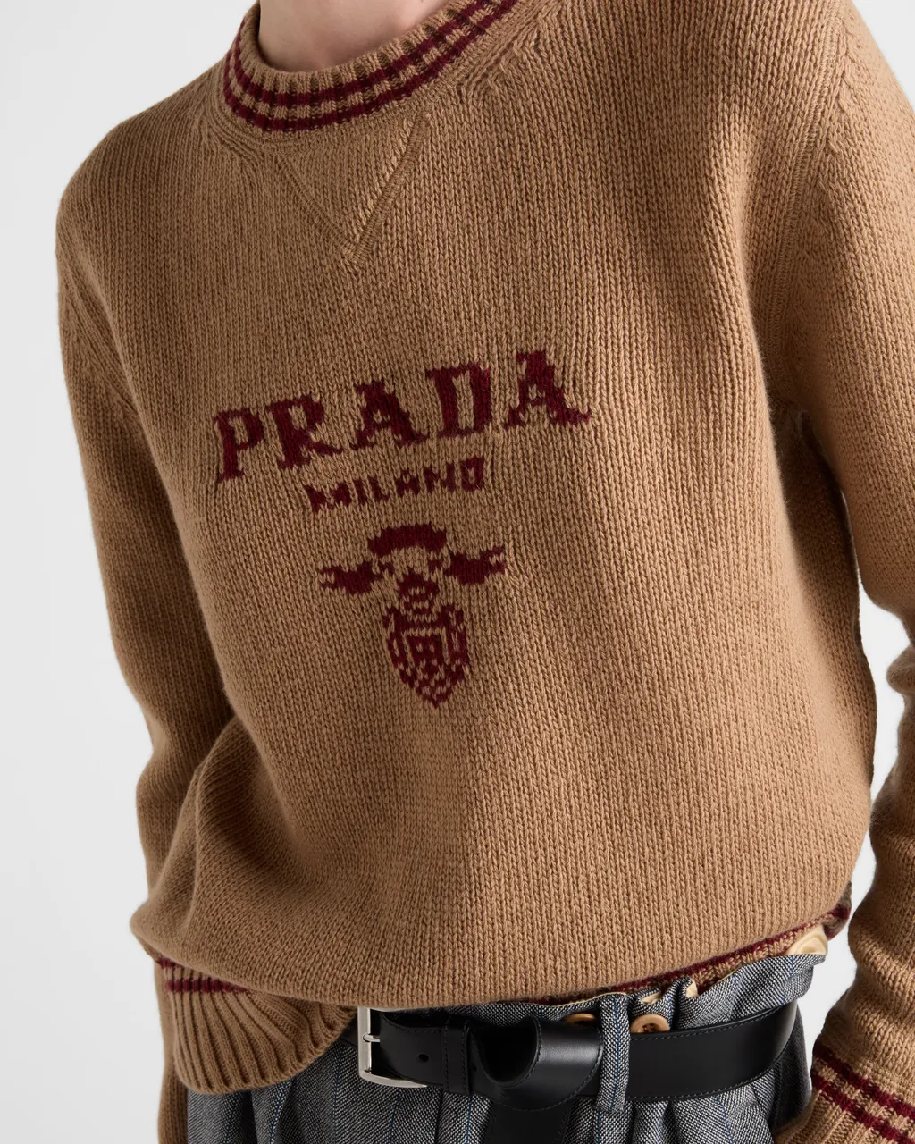 Wool And Cashmere Crew-Neck Sweater