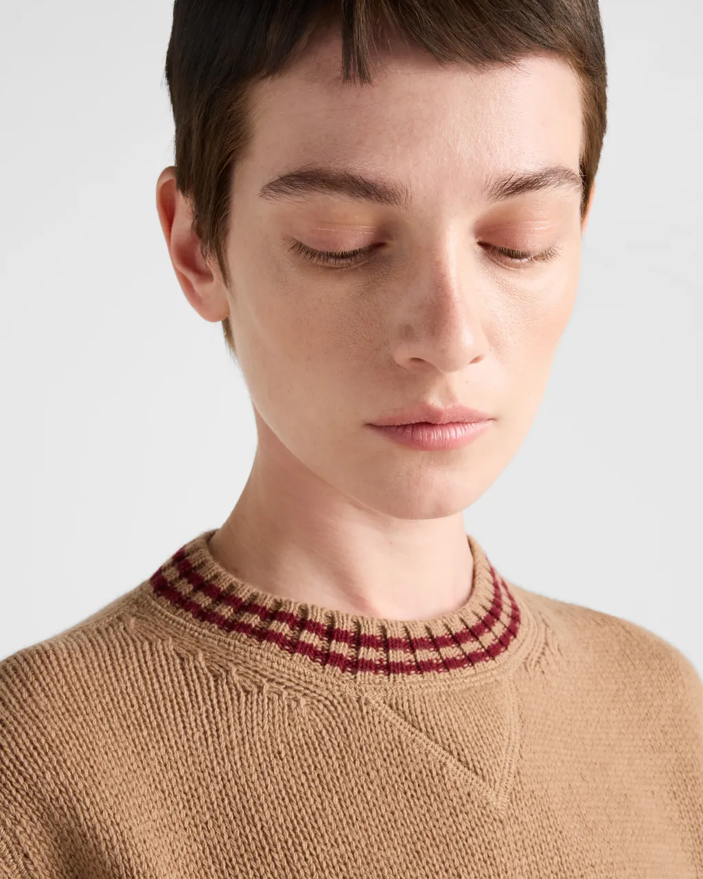 Wool And Cashmere Crew-Neck Sweater