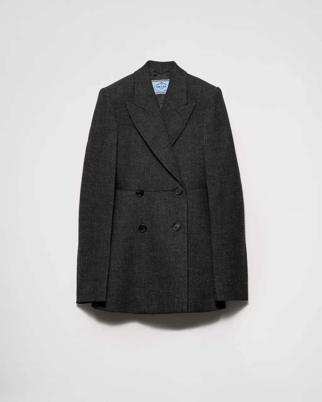 Double-Breasted Vintage-Look Rush Stitch Jacket