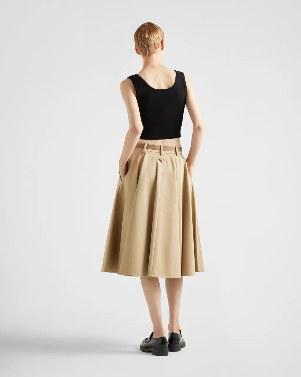 Chino Midi-Skirt