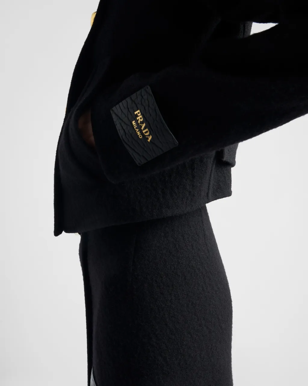 Double-Breasted Twill Jacket