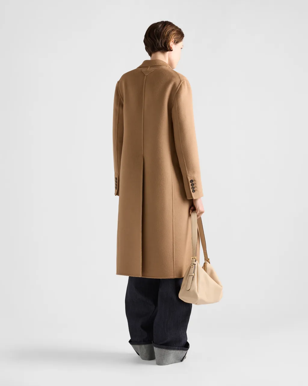 Single-Breasted Cashgora Coat