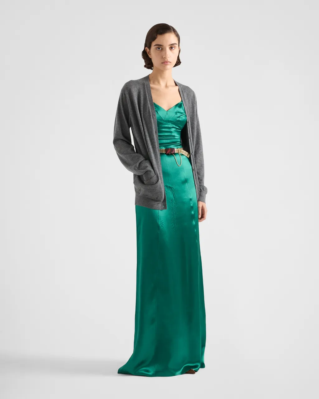 Long Satin Dress