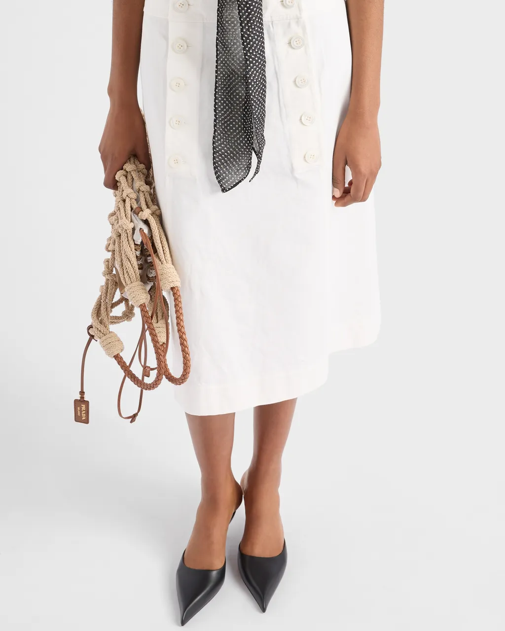 Cotton Gabardine Skirt