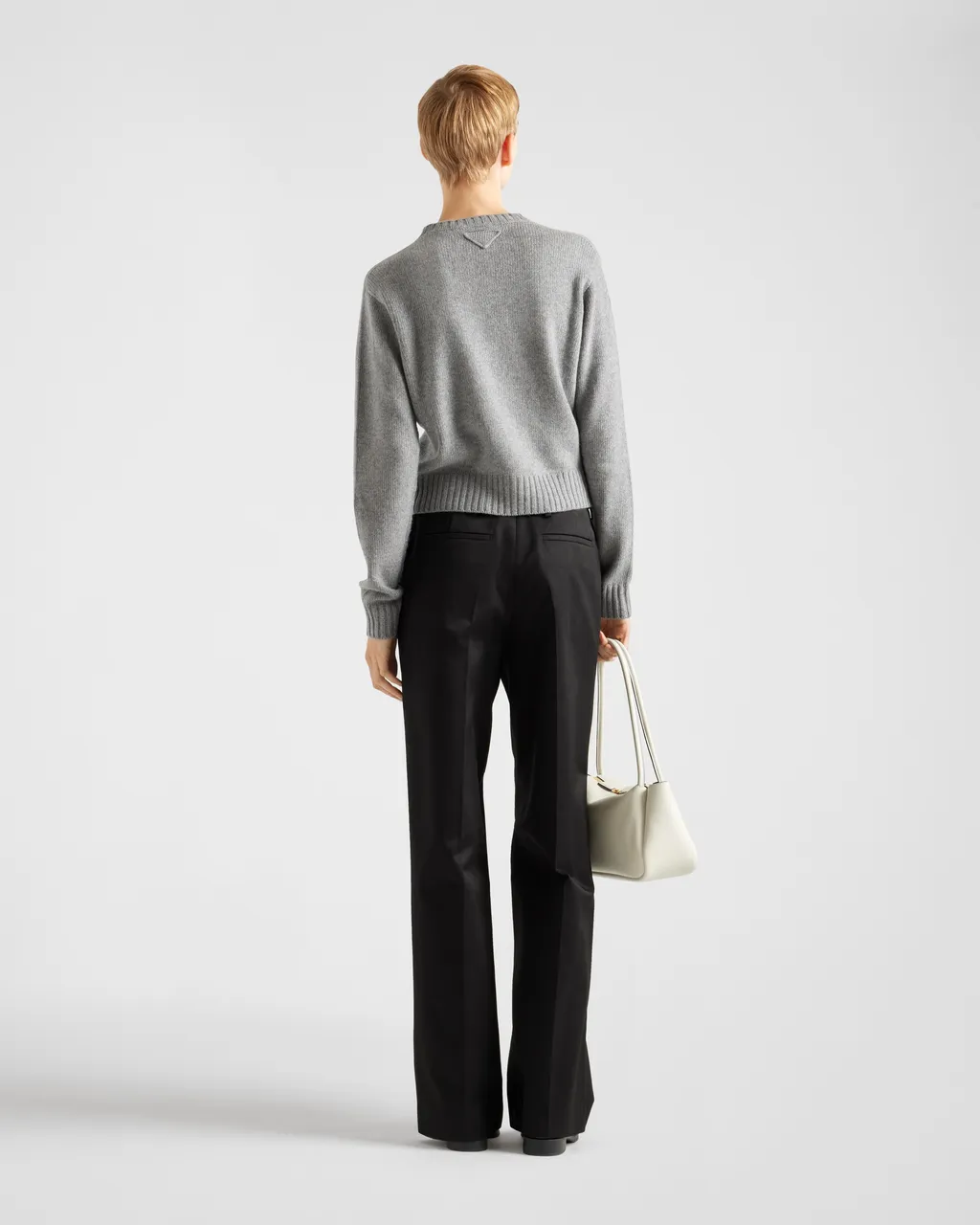 Ribbed Knit Re-Cashmere Sweater
