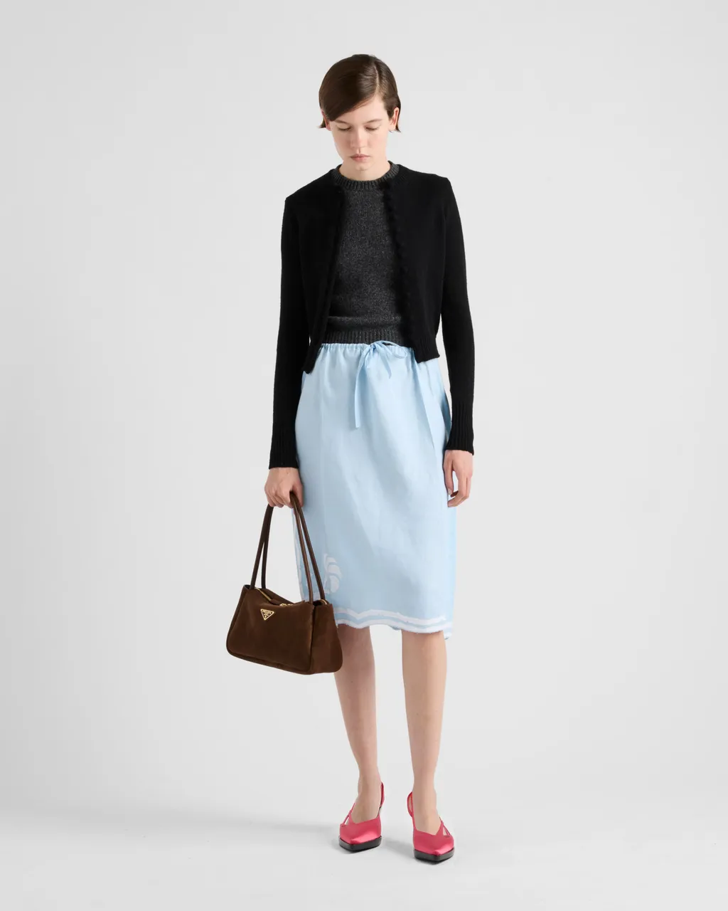 Short-Sleeved Cashmere Sweater