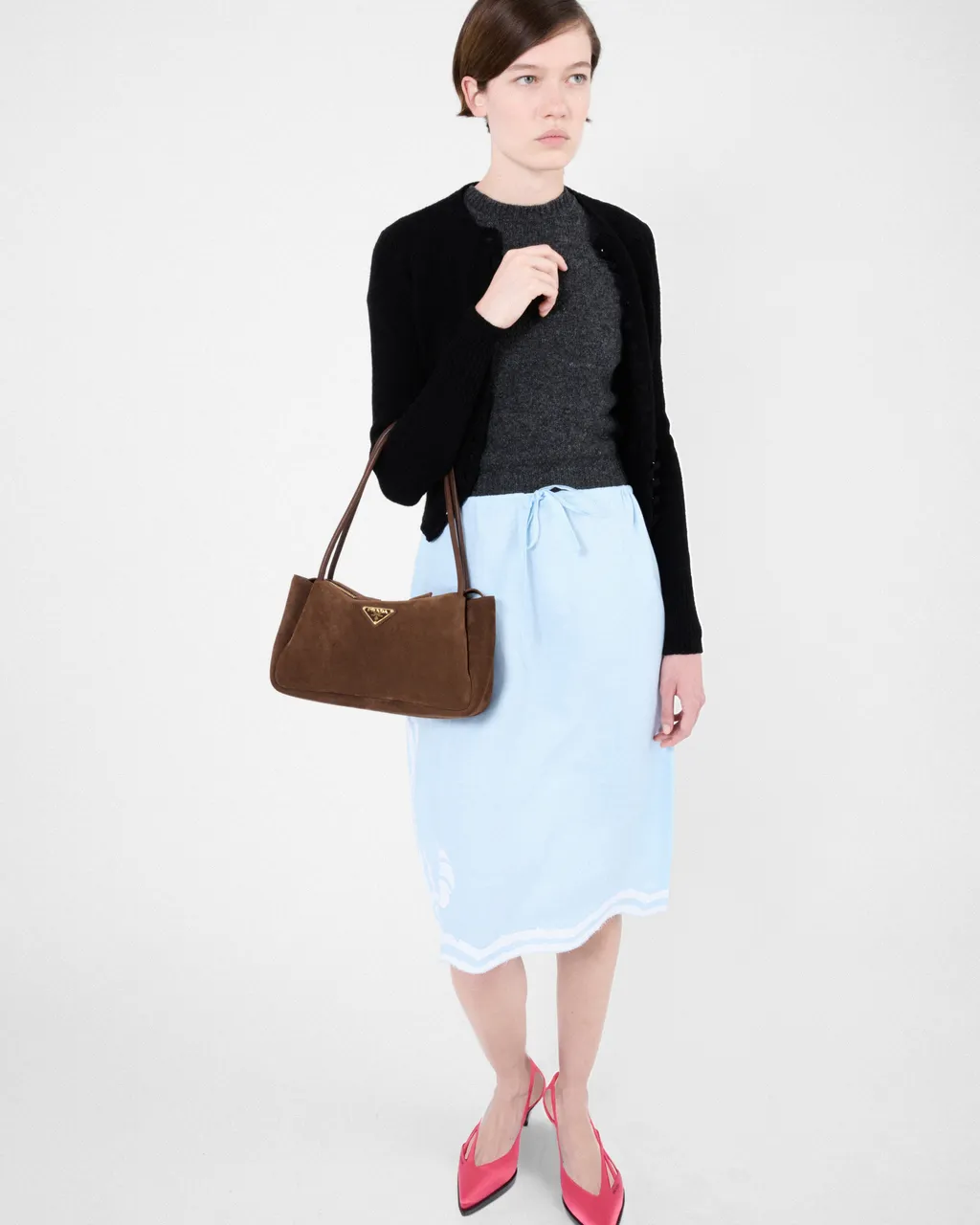 Short-Sleeved Cashmere Sweater