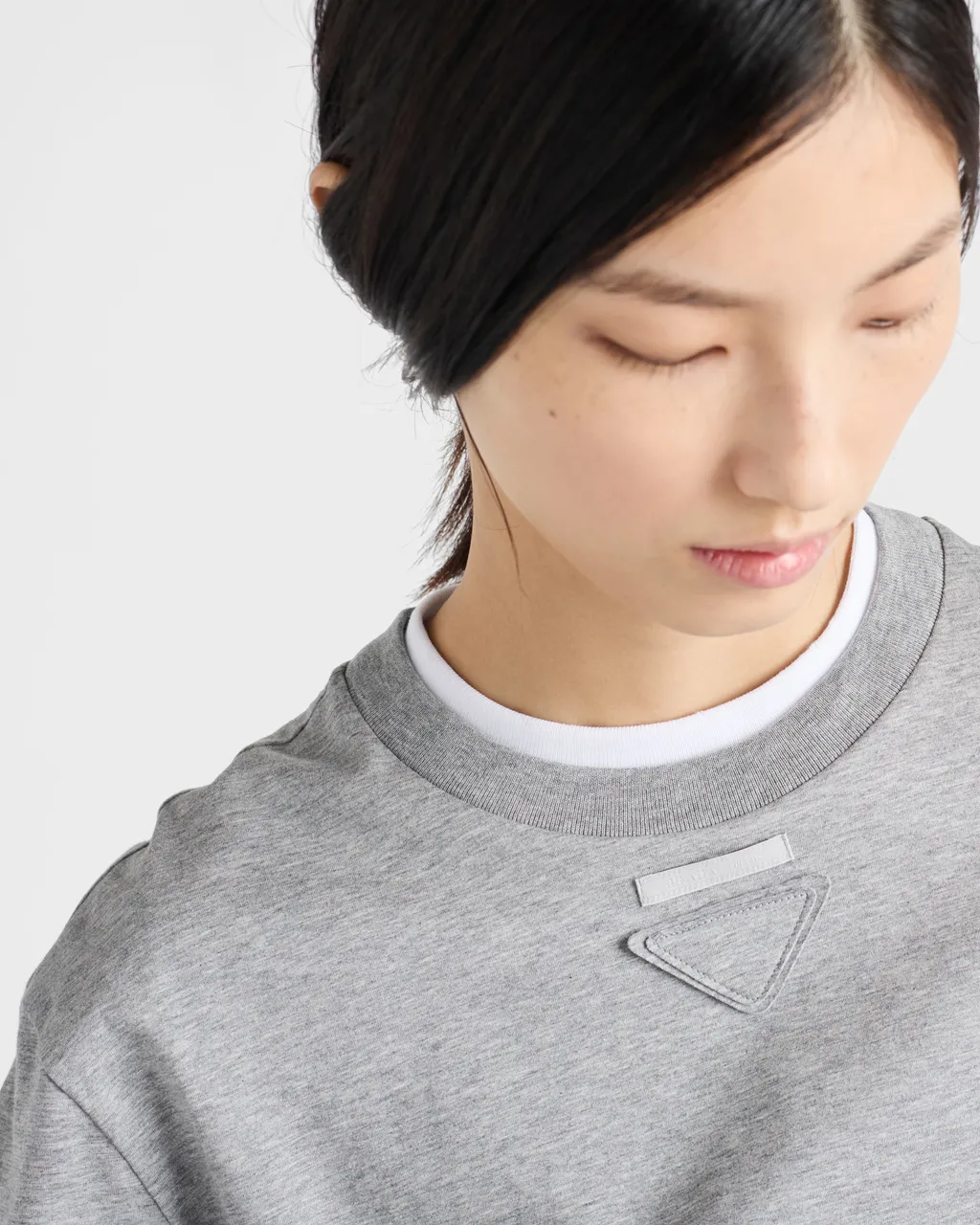 Long-Sleeved Cotton Jersey T-Shirt