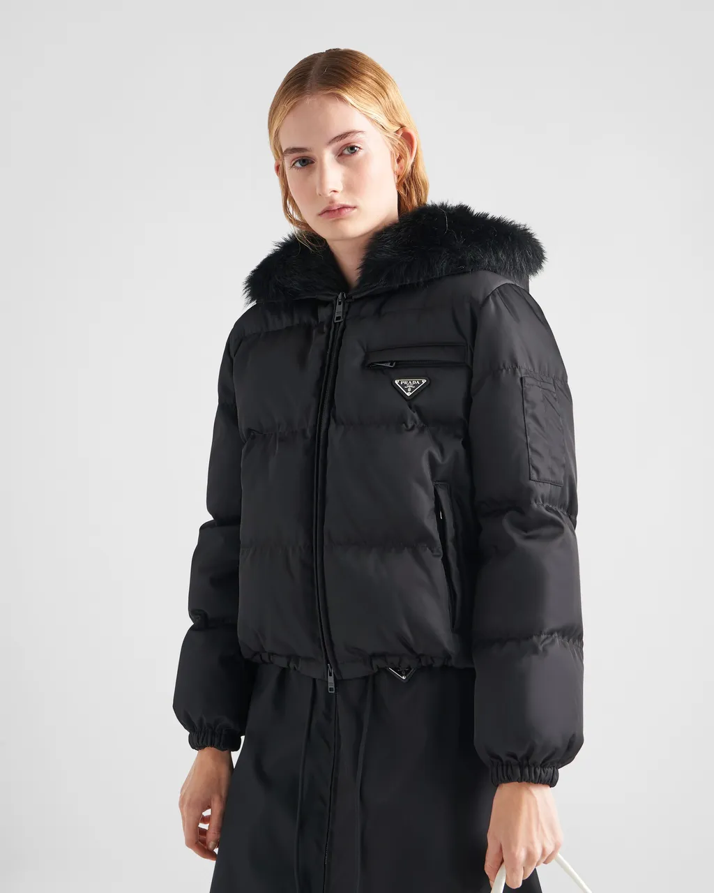 Re-Nylon Gabardine Puffer Jacket