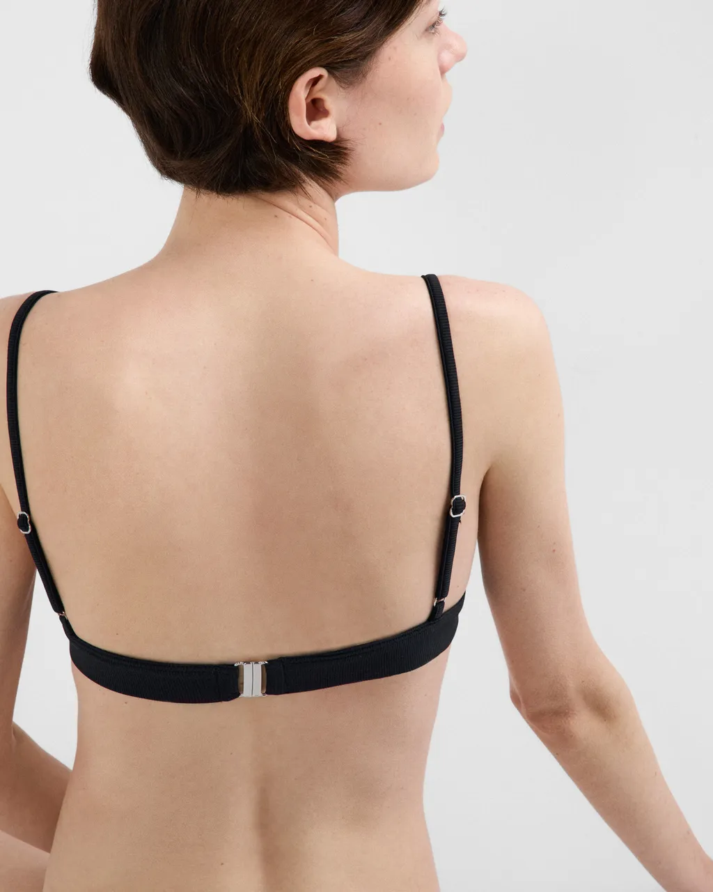 Ribbed Knit Bralette Bikini Top