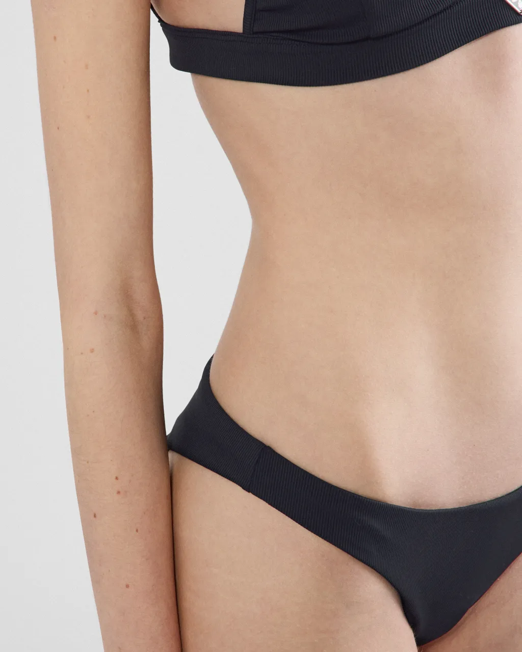 Ribbed Knit Bikini Bottom