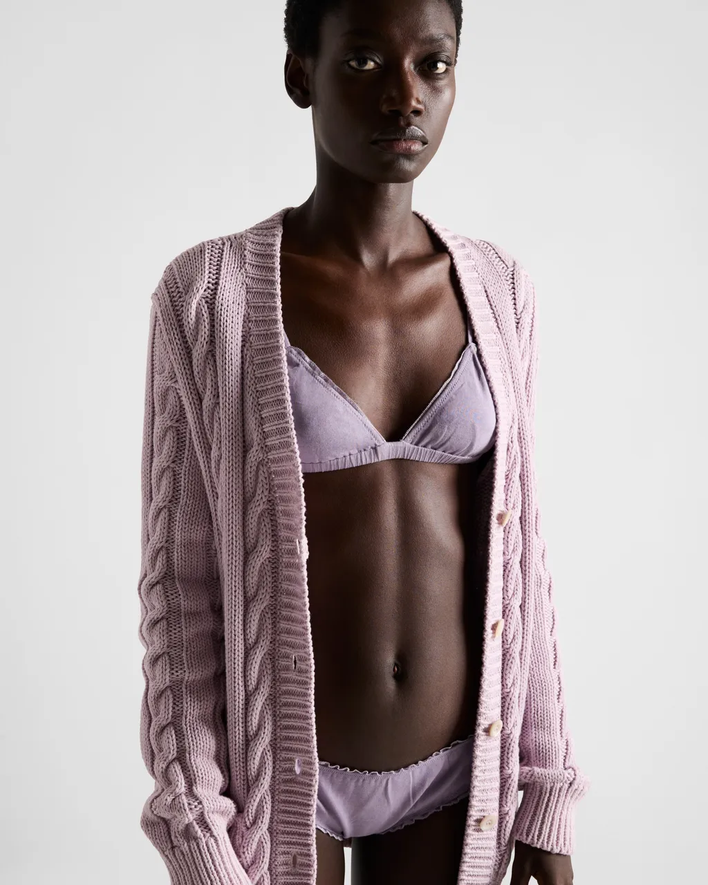 Ribbed Cotton Bra