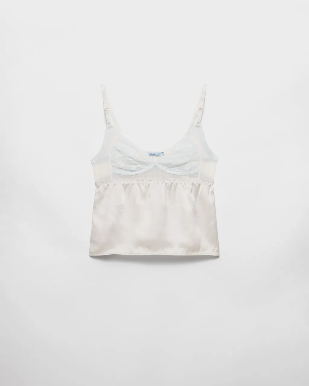 Vintage-Look Satin And Lace Top