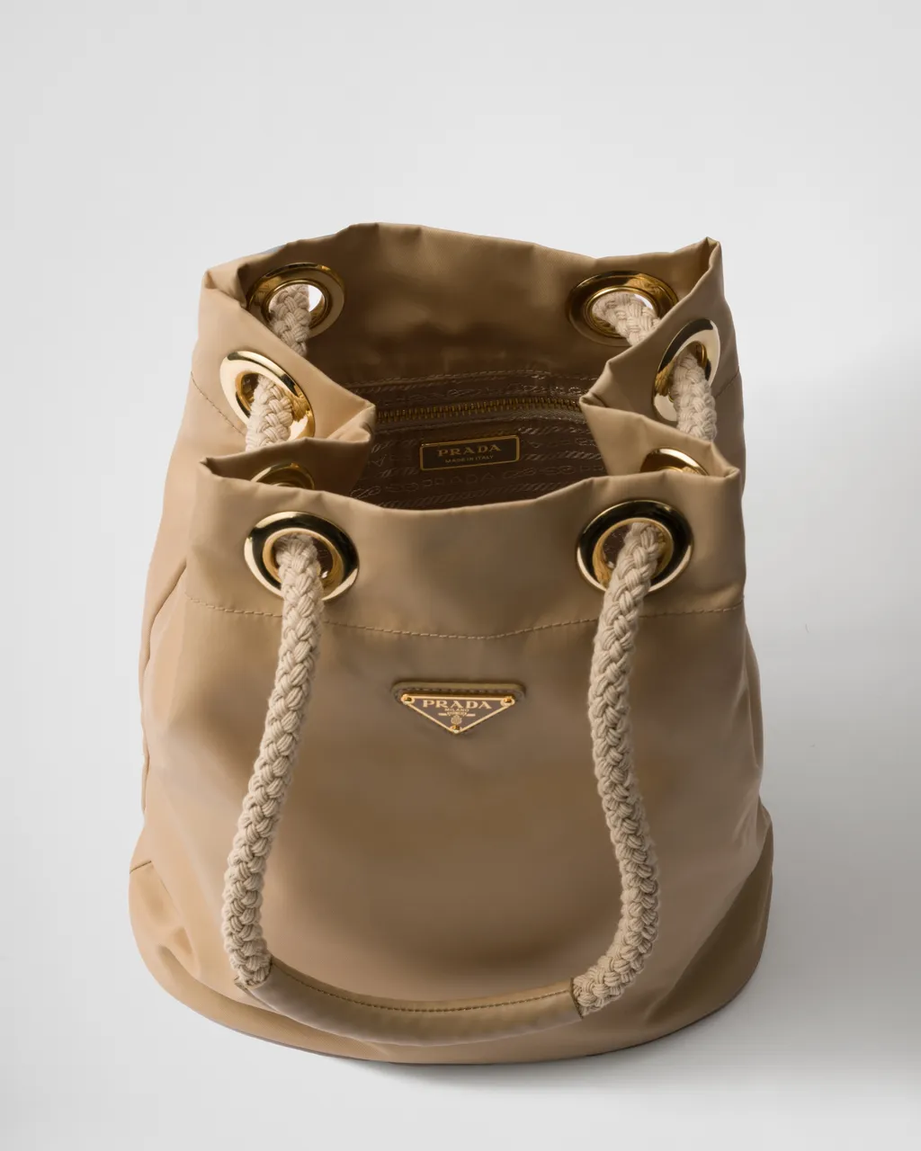 Prada Mariner Re-Nylon Small Bucket Bag