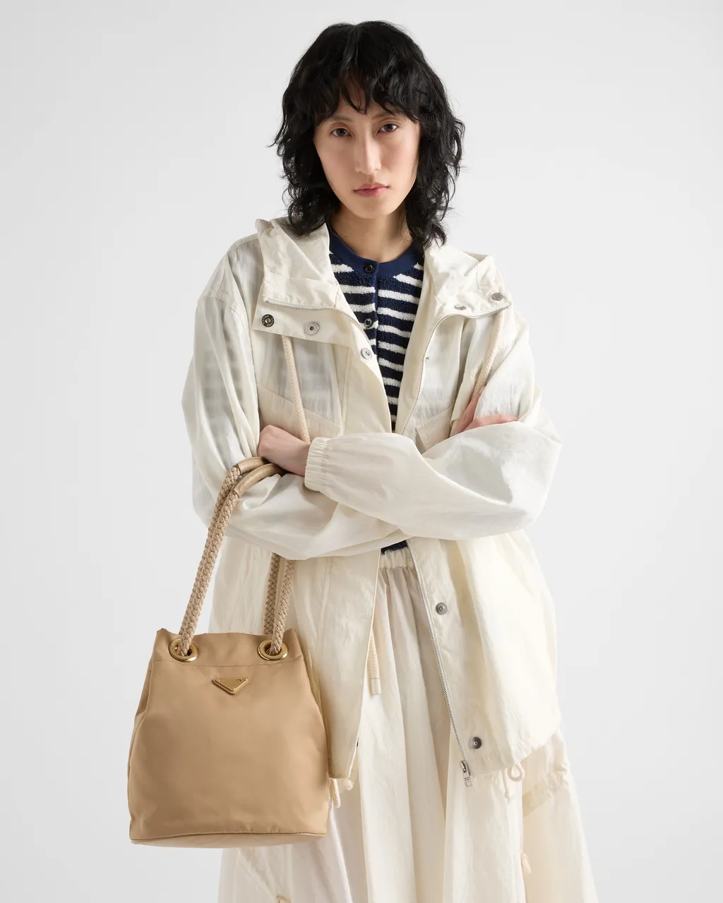 Prada Mariner Re-Nylon Small Bucket Bag