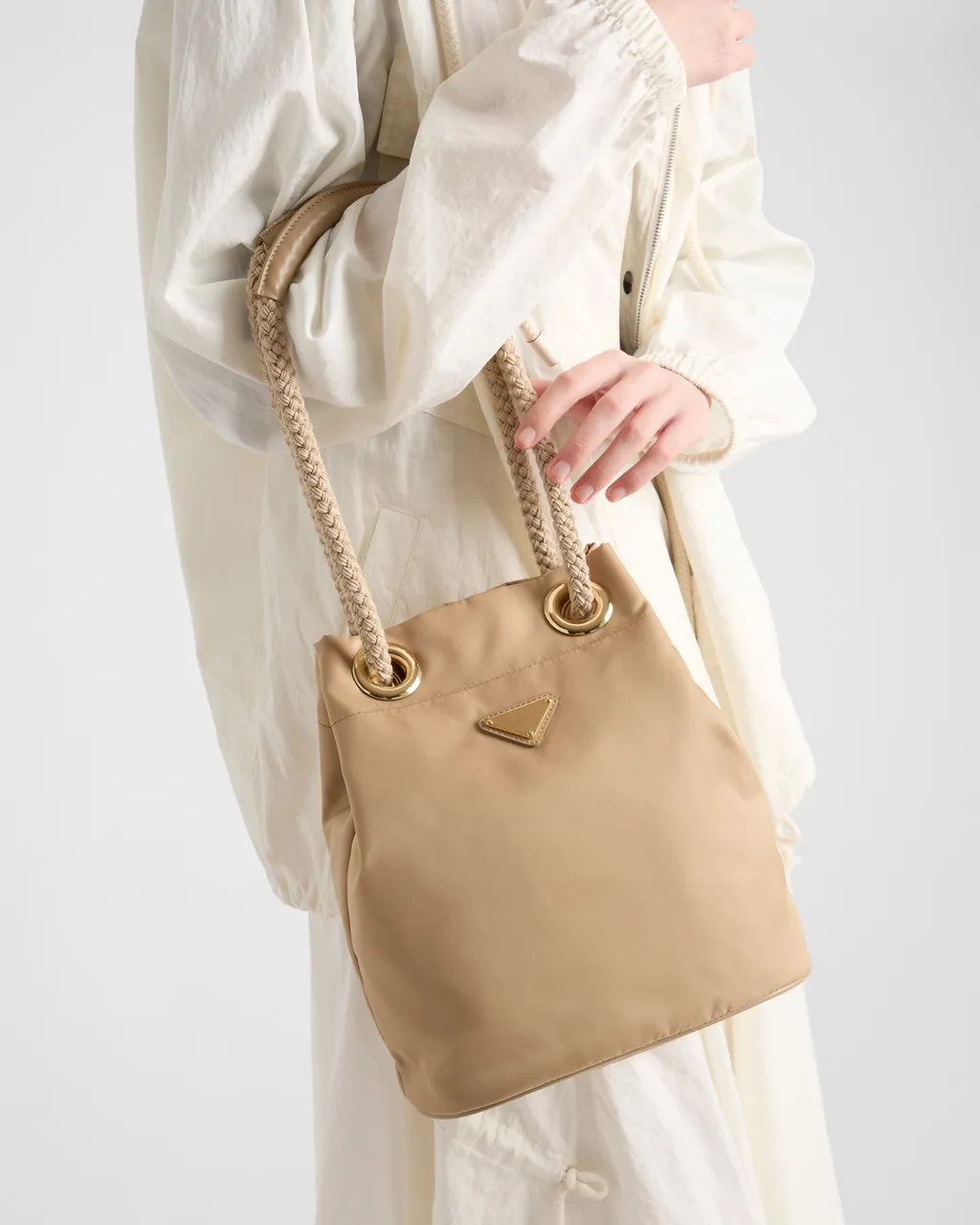 Prada Mariner Re-Nylon Small Bucket Bag